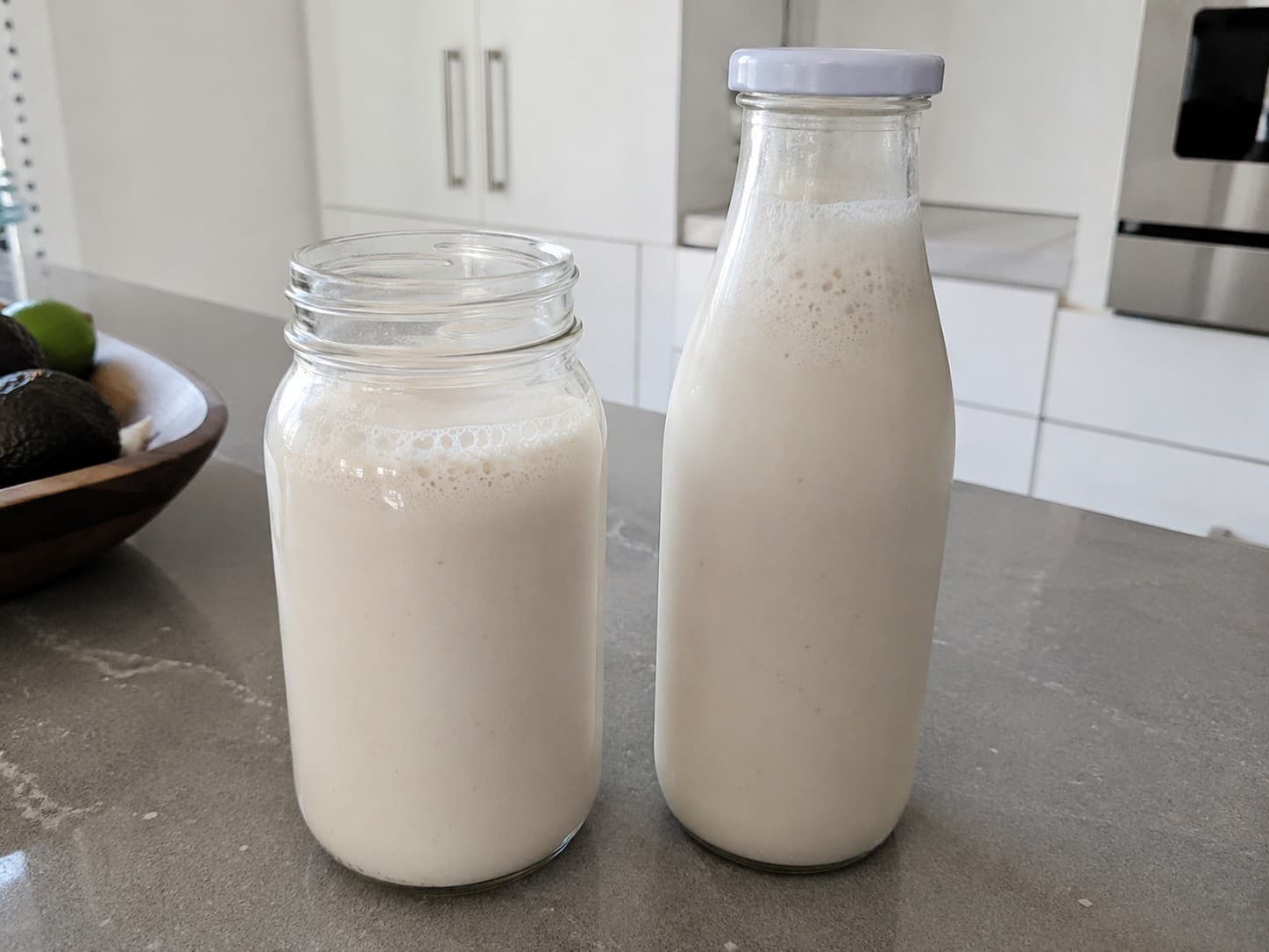Leche de cáñamo o linaza casera