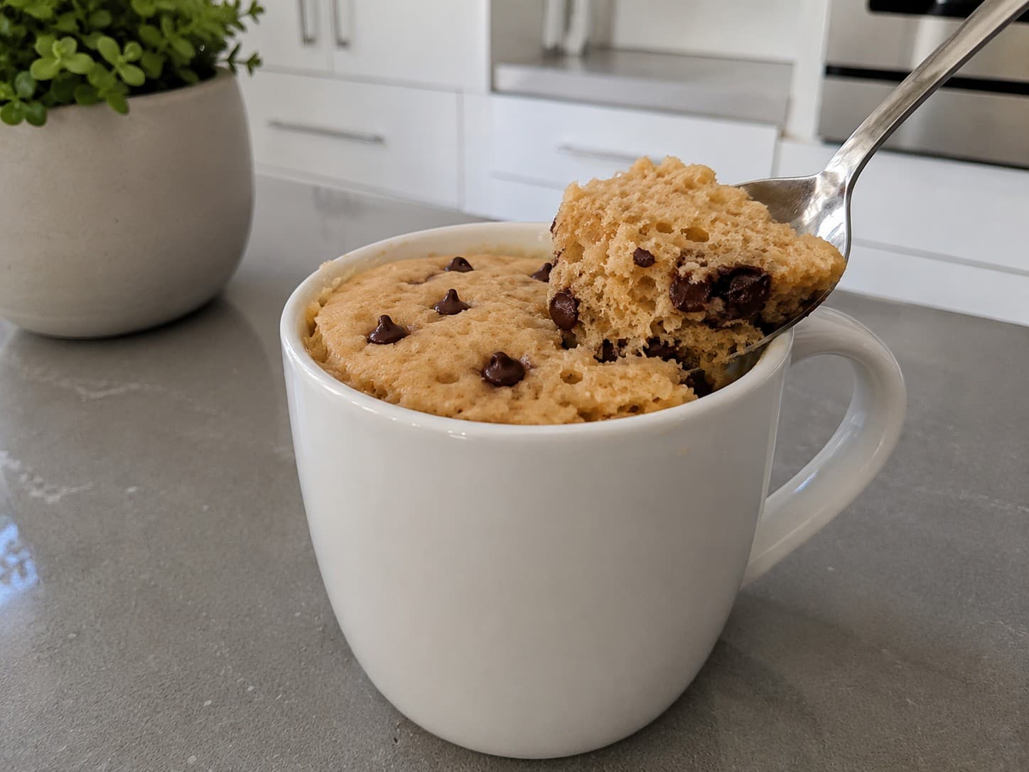 Mug Cake de Mantequilla de Maní