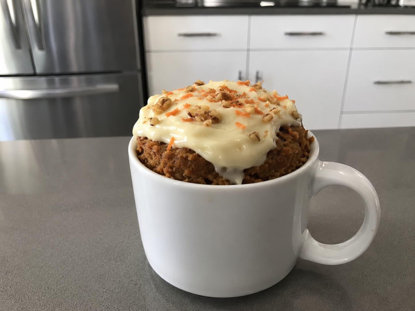 Mug Cake de Zanahoria